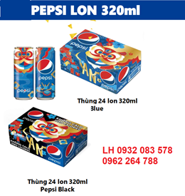 Hộp quà Tết giá sỉ Pepsi lon 320ml
