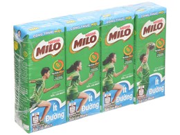 Sữa MiLo lúa mạch ít đường 180ml