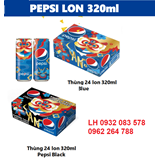 Hộp quà Tết giá sỉ Pepsi lon 320ml