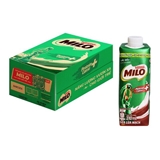 Thùng 24 hộp sữa lúa mạch Nestle MiLo Teen Protein Canxi